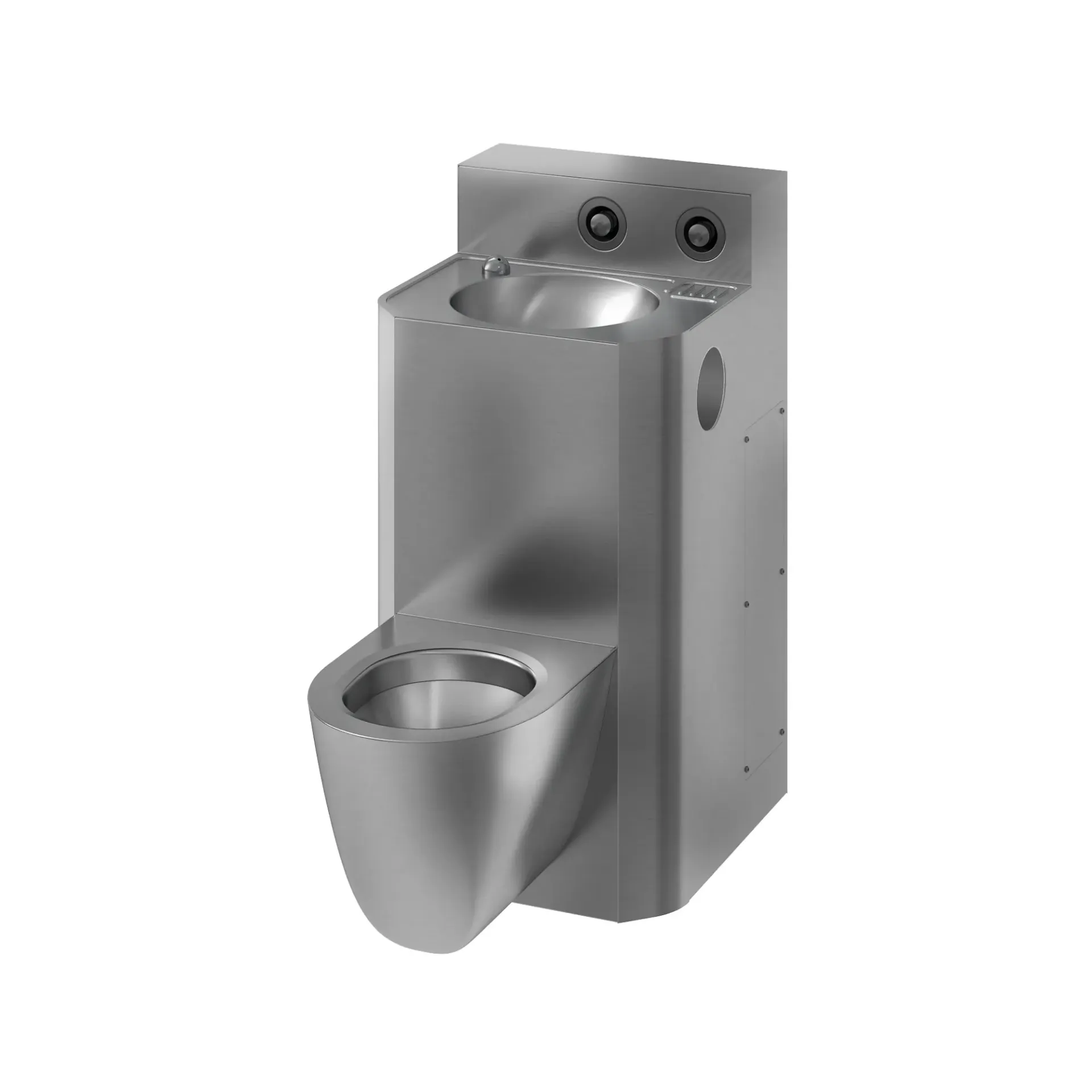 [COMBI-MUR-AV-CEN-PRI] Unité combinée cuvette murale au centre + lavabo