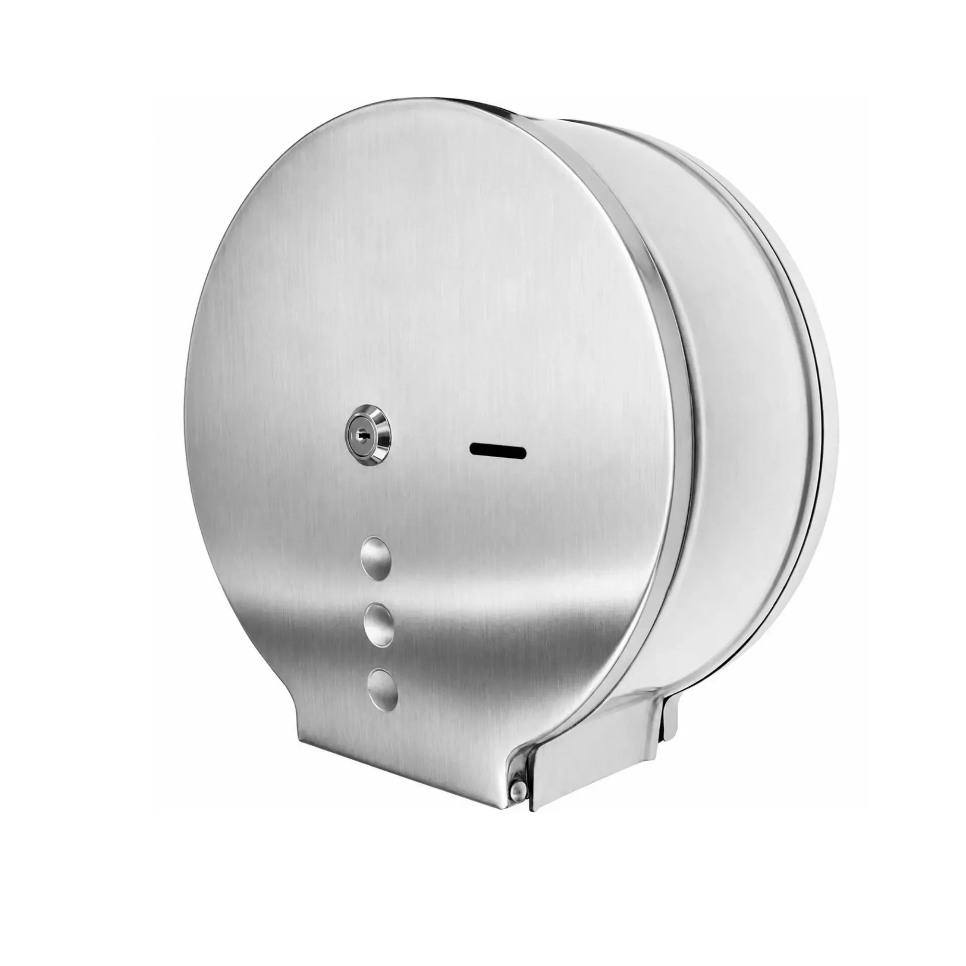 [PAP-INX-JUM] Distributeur de papier toilette inox rouleau Jumbo