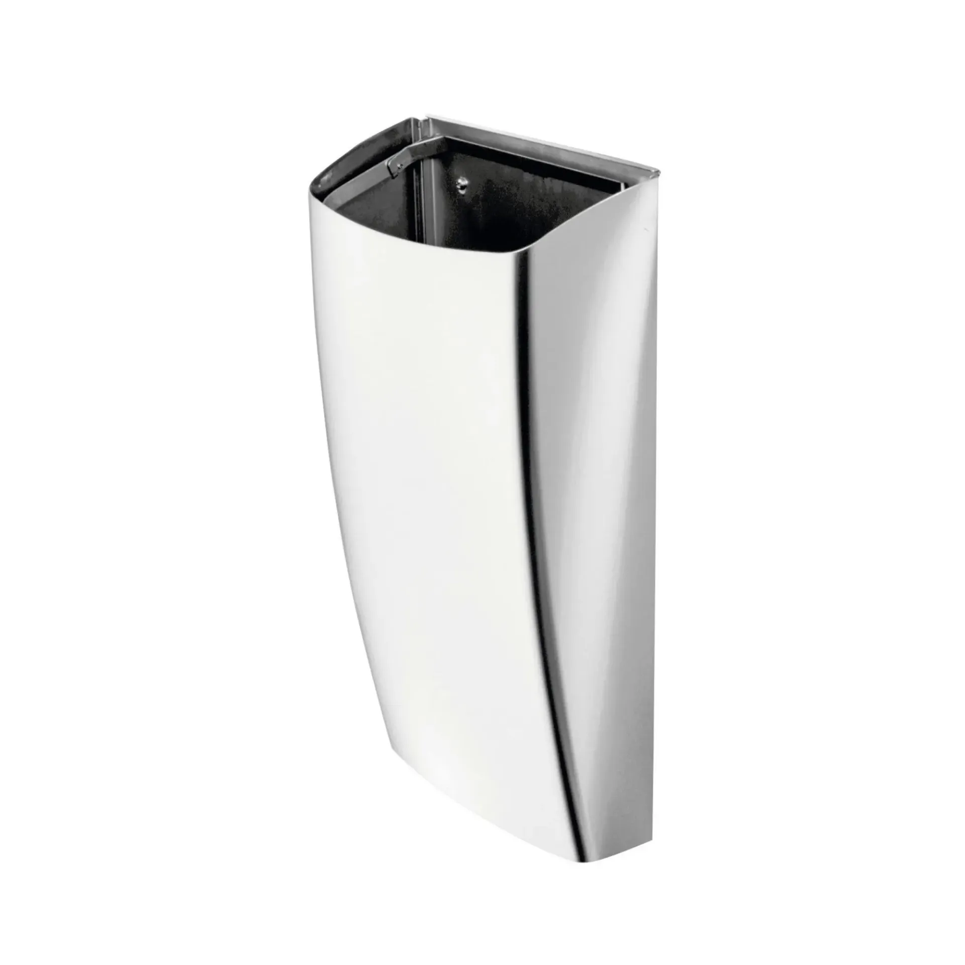 [POU-INX-MUR-30] Poubelle murale inox 30 l
