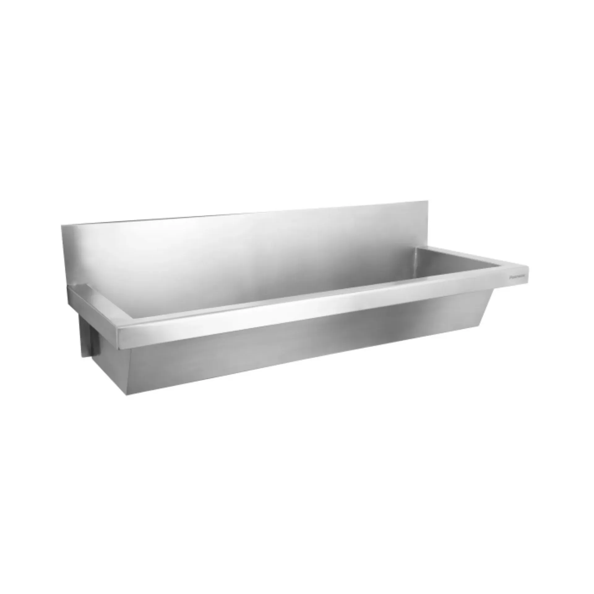 Lavabo collectif mural en auge - dosseret H 145 mm