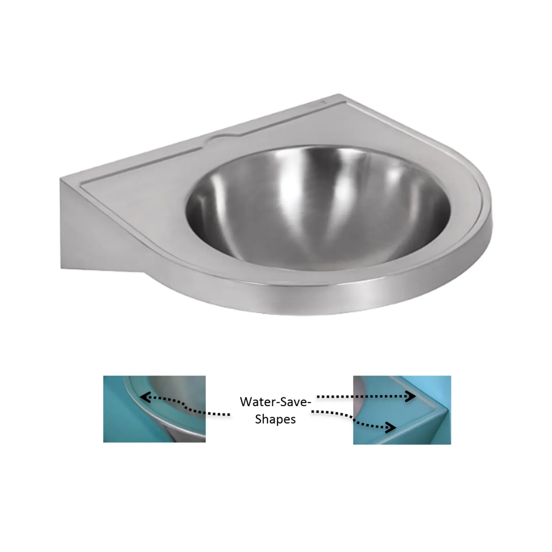 Lavabo mural compact Ø360