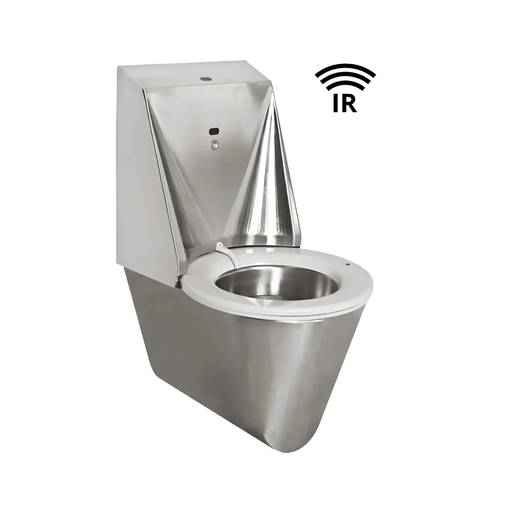 Cuvette WC inox au mur 550 autonettoyante