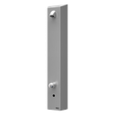 Panneau de douche automatique inox avec mitigeur, 24 V CC