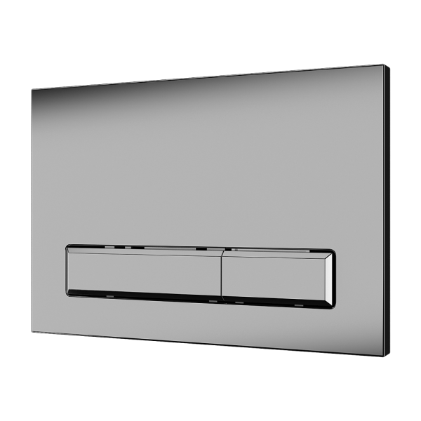 [25 WLS] Chasse d’eau mécanique, chrome brossé