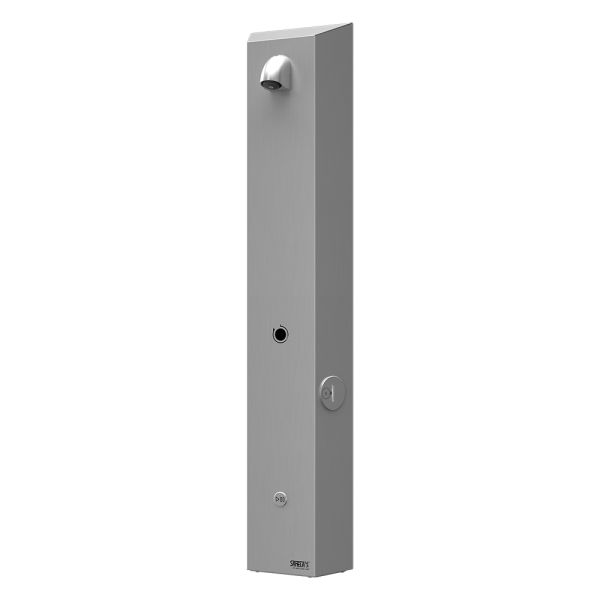 [82 AZLS] Panneau de douche inox à jeton, 24 V