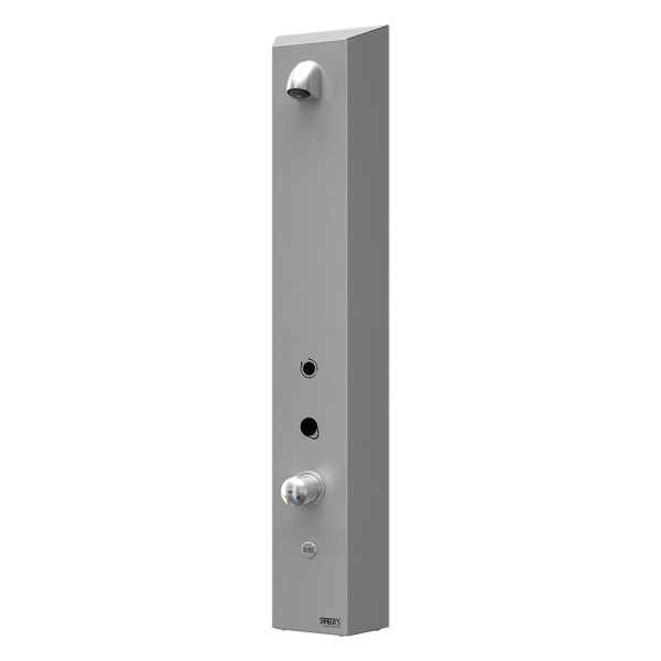 [23 AZLS] Panneau de douche inox RFID avec mitigeur, 24 V