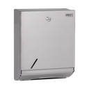 Distributeur inox d’essuie-mains pliés, brossé