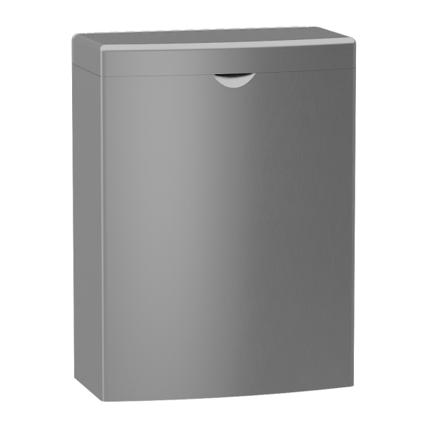[42 NZLS] Poubelle inox avec couvercle, 4 l