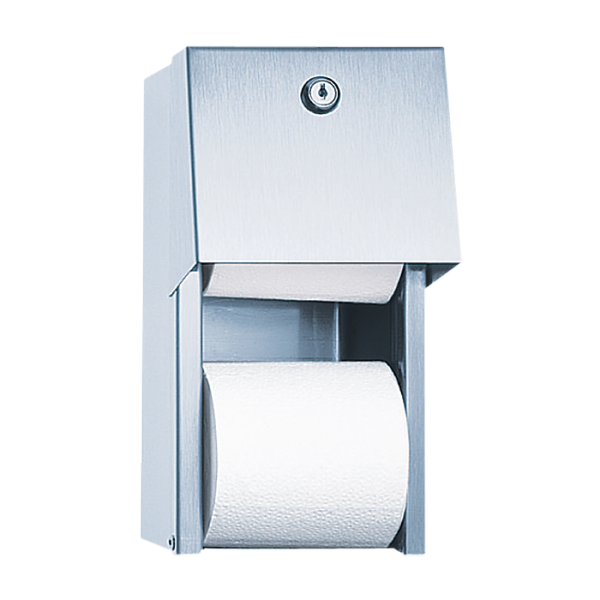 Porte-papier toilette inox, brossé