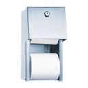 Porte-papier toilette inox, brossé