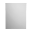Miroir inox 500 × 400 mm