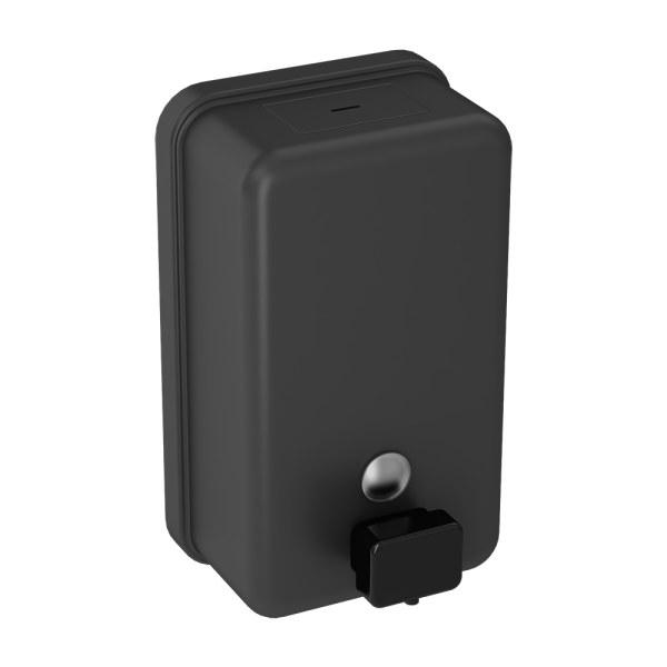 Distributeur inox de savon liquide 1,2 l, noir mat