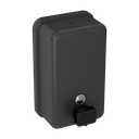 Distributeur inox de savon liquide 1,2 l, noir mat