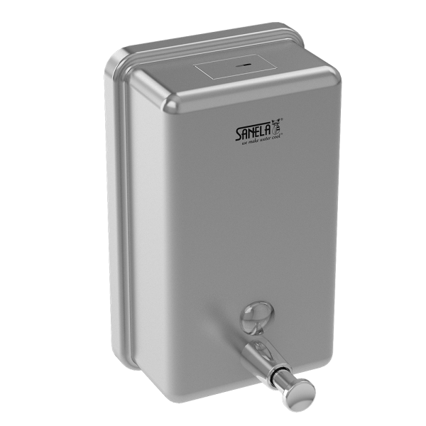 Distributeur inox de savon liquide 1,2 l, brossé