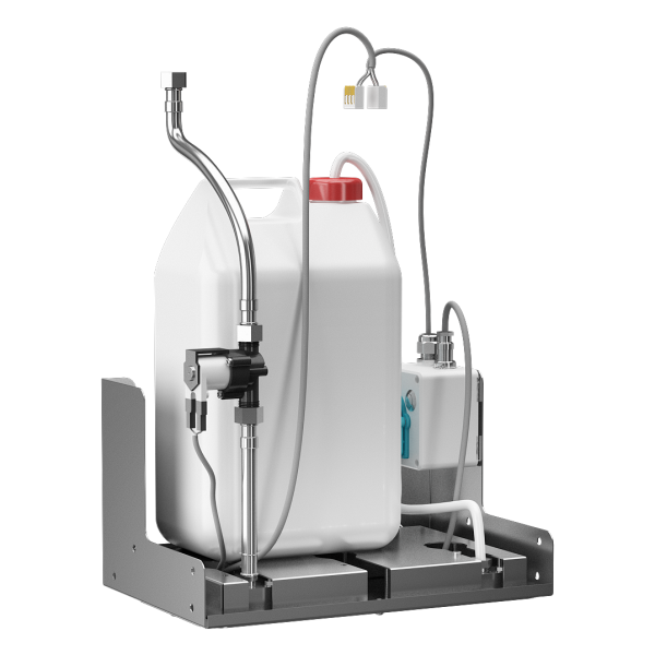 [F48 NZLS] Robinet automatique avec distributeur de savon derrière miroir, 24 V