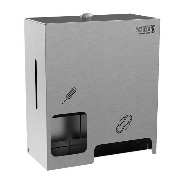 Distributeur inox de tampons et serviettes