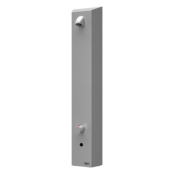 Panneau de douche inox, infrarouge, thermostatique