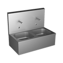 Évier double inox avec infrarouge et thermostatique