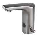 Mitigeur lavabo gris métal mat