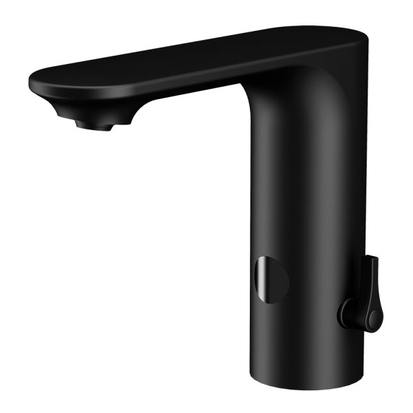 Mitigeur lavabo automatique noir