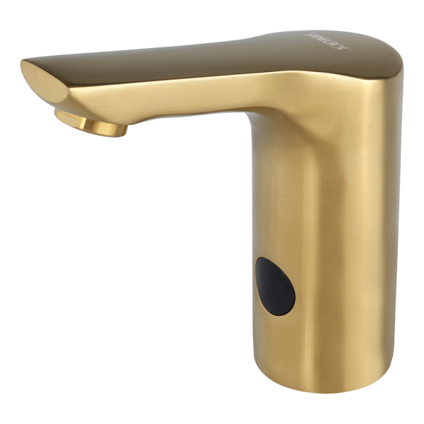 Robinet automatique lavabo or mat