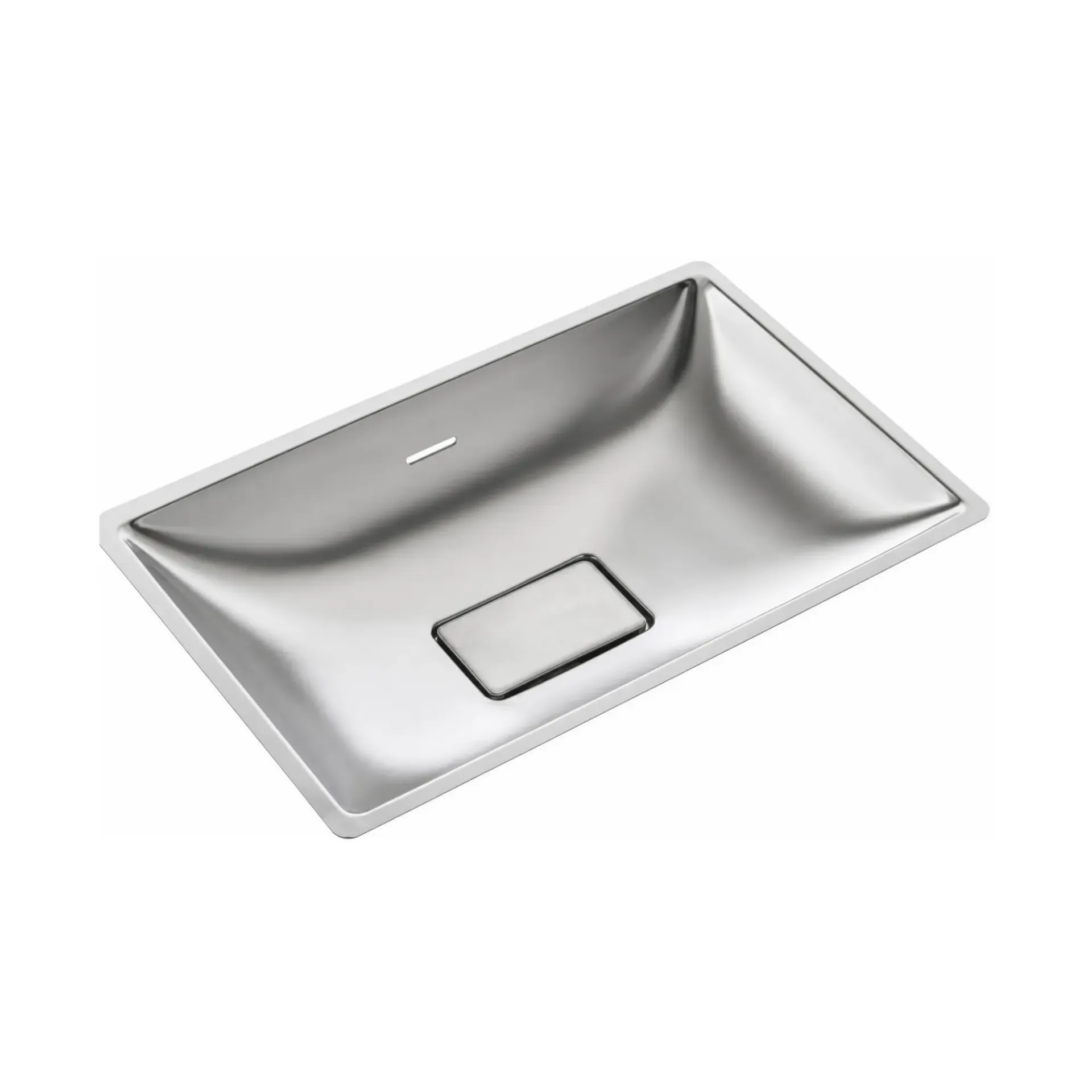 Vasque carrée sans perçage pour robinet