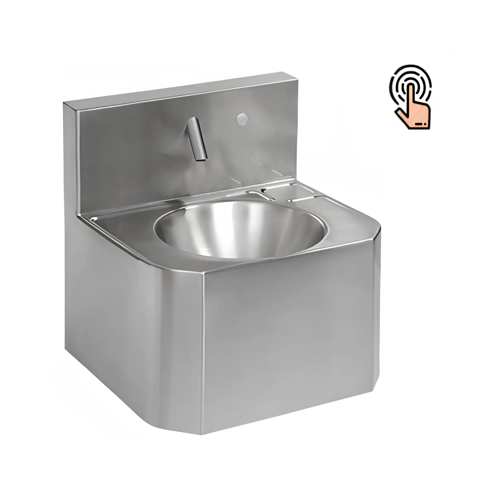 [LB-CR-PIEZO] Lavabo avec crédence - commande piezo